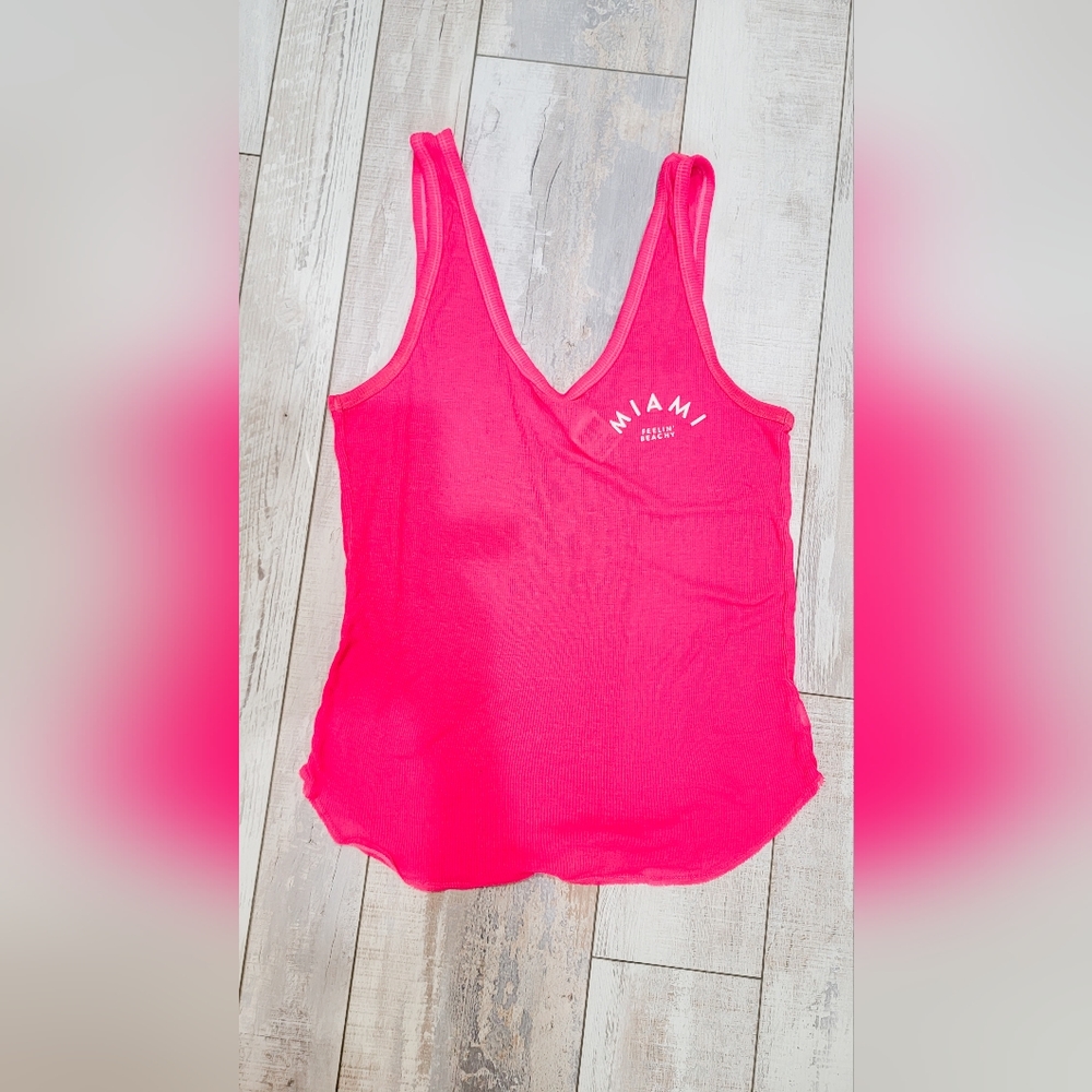 RARE Victoria Secret PINK Miami TankmTop
